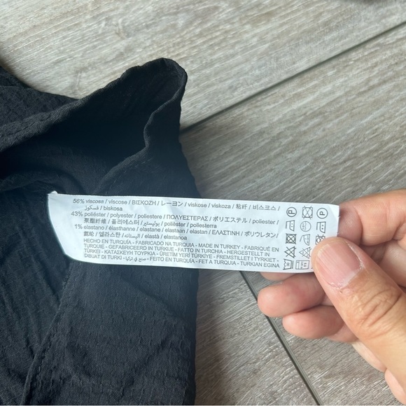 Zara  Faux Wrap Mini Shirt Dress - Picture 9 of 16